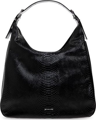 Michael Kors Schoudertas Nolita - Dames - Schoudertassen - Zwart - ONE Size - Leer - Tassen