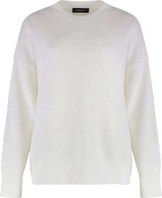 Fabiana Filippi Maglione in lana vergine - Bianco
