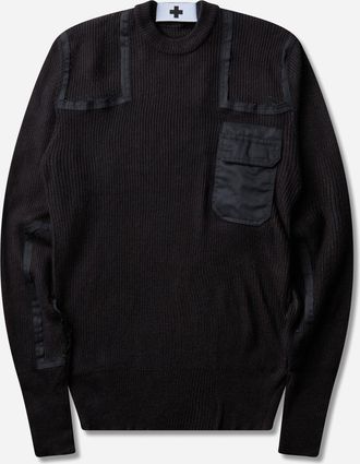 Prototypes Box Pleat Knit Sweater Black
