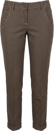 Jacob Cohen Brown Wool Women Womens Pants