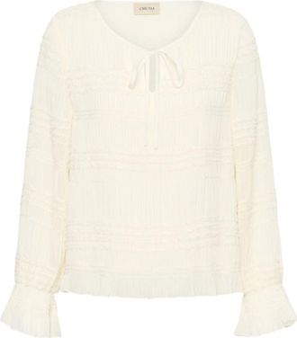 Cream Blouses & Shirts - Dames - Blouses - Wit - L - Overhemden