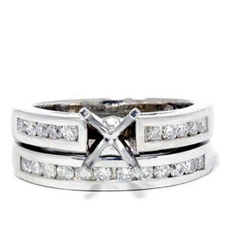 Pompeii3 5/8ct Diamond Ring Setting Mounting 14K Gold Size Selectable