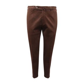 Santaniello Pantalone Evoluto Cotton Trousers - male - Santaniello - Chinos - Brown - 2XL - Trousers
