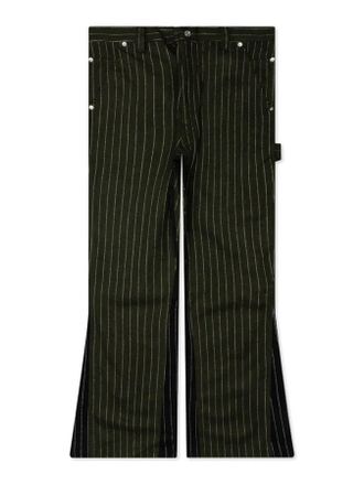 Gallery Dept. Mens Business Carpenter Flare Jeans in Dark Green Cotton - Size 32 (Waist)