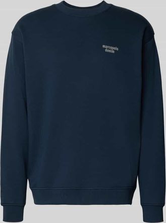Marc O'Polo Denim Marc OPolo Denim Regular Fit Sweatshirt aus reiner Baumwolle in Marine, Gr&ouml;&szlig;e XXL