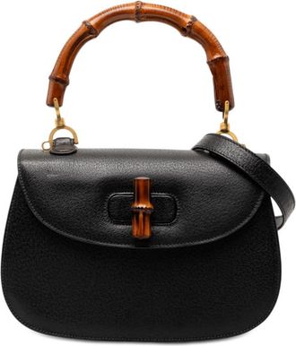Gucci Pre-owned Gucci Small Grained Calfskin Bamboo Night Ladies U18MYW0547ORAPHT