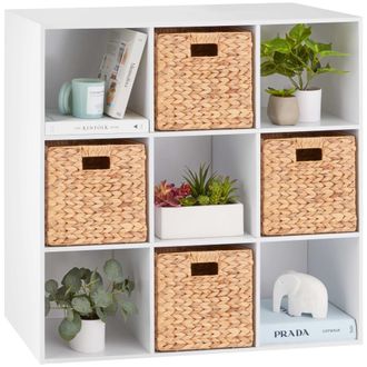 Best Choice Products 9-Cube Storage Organizer, 11in Shelf Opening, Bookcase w/ 3 Removable Back Panels