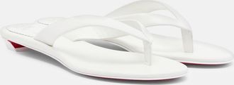 Christian Louboutin Miss Z leather thong sandals