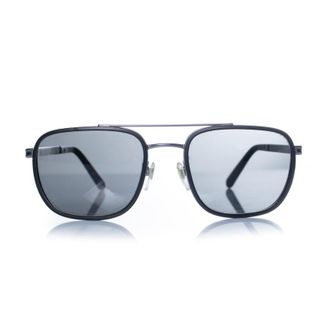 Bulgari Pre-owned Mens Bvlgari, metal polarised aviator in black - One Size