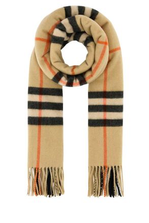 Burberry Beige Iconic Scarf