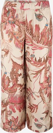 Max Mara Hose mit weitem Bein aus Seide Temide