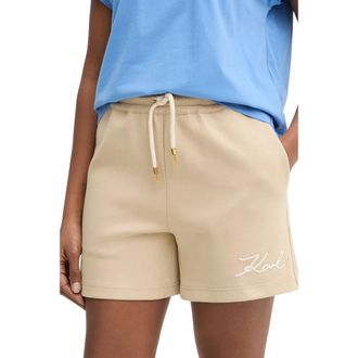 Karl Lagerfeld Mujer, Pantalones cortos, Beige, Talla: L