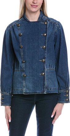 Free People Imogene Denim Officer Jacket