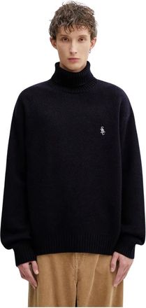 Sporty & Rich Woolen Jumper SRC Wool - Heren - Coltruien - Blauw - XL - Wol - Truien & Vesten