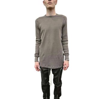 Rick Owens Heren, Tops, Grijs, Maat: L Katoen
