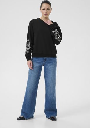 Kaffe Sweatshirt KAvivian Loose fit black