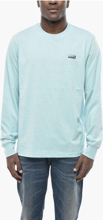 Diesel Crew Neck Cotton T-Shirt T-JUST-LS-SITUATION With Logo size Xxl