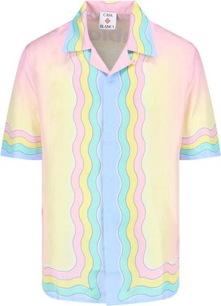 Casablanca Multicolor For The Love Of Dance Silk Shirt