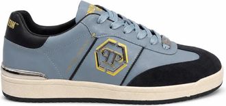Philipp Plein Lo-Top Sneakers - unisex - Sneakers - Blauw - 43 EU - Leer - Schoenen