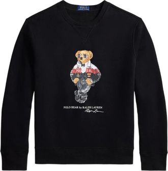Polo Ralph Lauren Felpa Bear Fleece - - Knitwear - Uomo - Nero - XL
