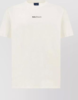 Paul & Shark logo cotton jersey short sleeve t shirt