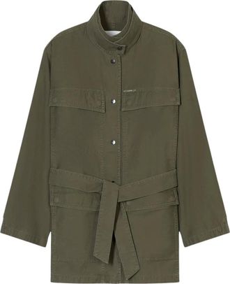 Closed Mujer, Abrigos, Verde, Talla: M