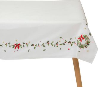 F&eacute;&eacute;ric Lights & Christmas Mantel Bordado Elma Blanco, 140 X 240 Cm - Feeric Lights & Christmas