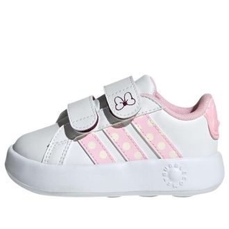 adidas (TD) adidas x Disney Minnie Mouse Grand Court Cloud White Clear Pink JR8130