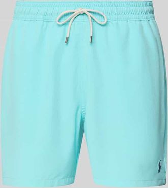 Ralph Lauren Badehose mit Mesh-Einsatz in Hellblau, Gr&ouml;&szlig;e XXL