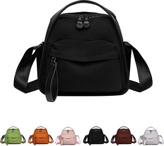 Generic Veluna Shoulder Bag, an elegant solid-color womens shoulder bag with a zippered handle and a lightweight, large capacity