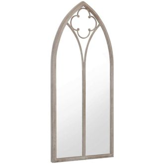 vidaXL Espejo De Jard&iacute;n Arena Hierro Para Exterior 100x45 Cm Vidaxl