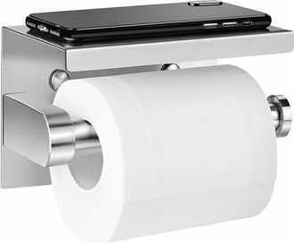 OEM 2 Piezas De Soporte Para Papel Higi&eacute;nico, Adhesivo De Acero Inoxidable, Para Cocina Y Ba&ntilde;o