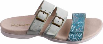 Spenco Womens Orchid Sandal In Aqua Sea