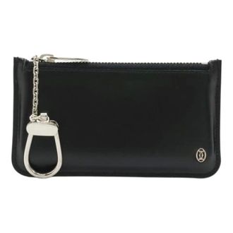 Cartier Pre-owned Wallets, female, Black, Size: ONE SIZE Pre-owned Coin Case