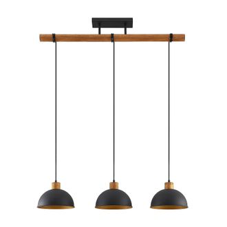 Lindby L&aacute;mpara Colgante flurin En Negro De Metal - Lindby