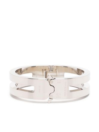 Alyx Rollercoaster Track bracelet - women - Metal - L - Silver