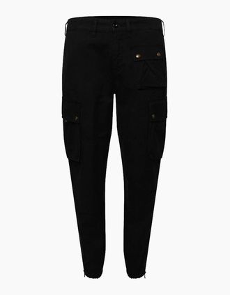 Belstaff Mens Trialmaster Cargo Trousers - Black - Size: 31