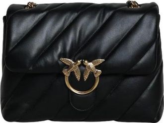 Pinko Pinko, Dames, Tassen, Zwart, Maat: ONE Size Leer