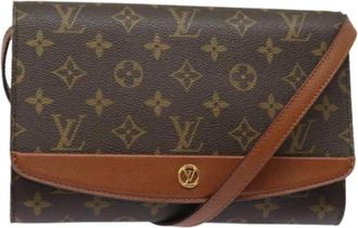 Louis Vuitton Pre-owned Cross Body Bags, female, Brown, Size: ONE SIZE Pre-owned Monogram Shoulder Bag