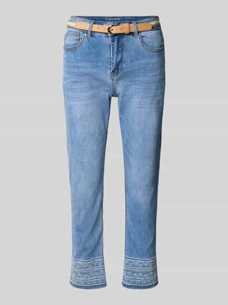 Zabaione Jeans mit 5-Pocket-Design in Jeansblau, Gr&ouml;&szlig;e 34
