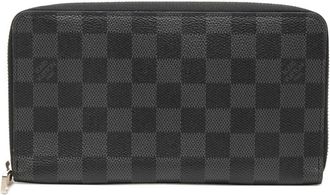 Louis Vuitton Black Damier Graphite Damier Graphite Long Wallet (Bi-Fold) (Pre-Owned)