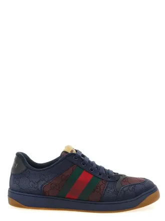 Gucci Blue Logo Sneakers