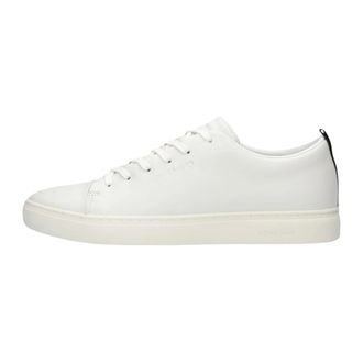 Paul Smith Schoenen, Heren, Wit, 44 EU, Leer, Witte leren low top sneakers