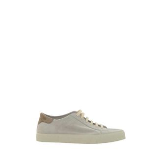 Brunello Cucinelli Sneakers, male, White, 11 UK, Suede Lace-Up Trainers