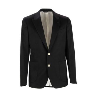 Dolce & Gabbana Jas van scheerwol - Heren - Jassen - Zwart - Maat: XS Wol