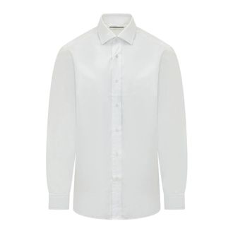HUGO BOSS H-David Spread DB Shirt - Heren - Zakelijke Overhemden - Wit - 4XL - Katoen - Overhemden