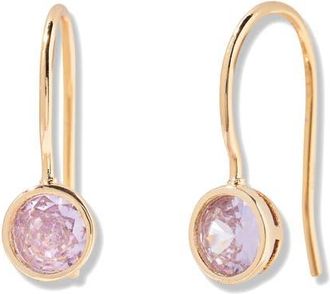 Brook & York Mia Birthstone Drop Earrings in Gold June at Nordstrom