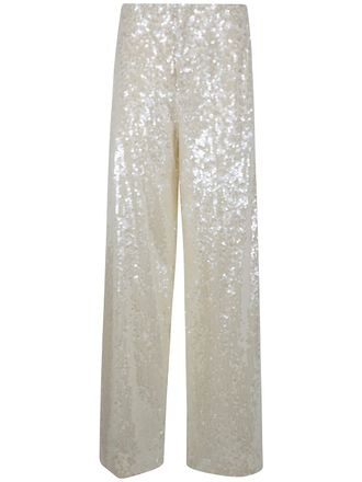 Alberta Ferretti Wide Leg Sequins Trousers