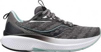 Saucony Womens Echelon 9 Trail Running Sneaker In Charcoal/ice
