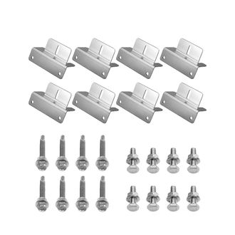 OEM Soporte Para Panel Solar, Aluminio Ligero, F&aacute;cil Instalaci&oacute;n, Juego De 8 Piezas